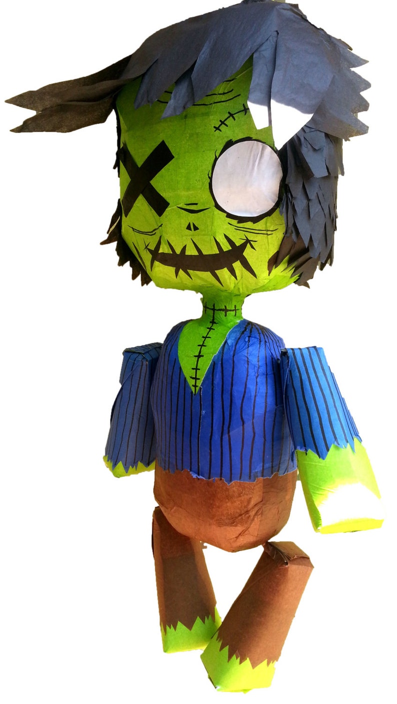 Zombie Pinata Movable Limbs Interactive Pinata Rag Doll Pinata Fun Party Game Zombie Decorations Party Supplies image 3