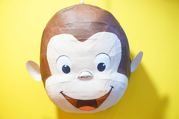 Pinata Inspired Curious Monkeys Curious George Decor Party Game