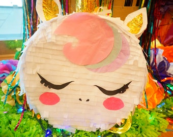 Handmade Unicorn Pinata - Perfect for Magical Themed Parties