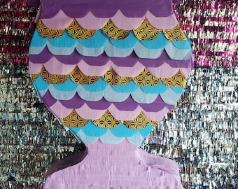Baby Girl Mermaid Tail Piñata