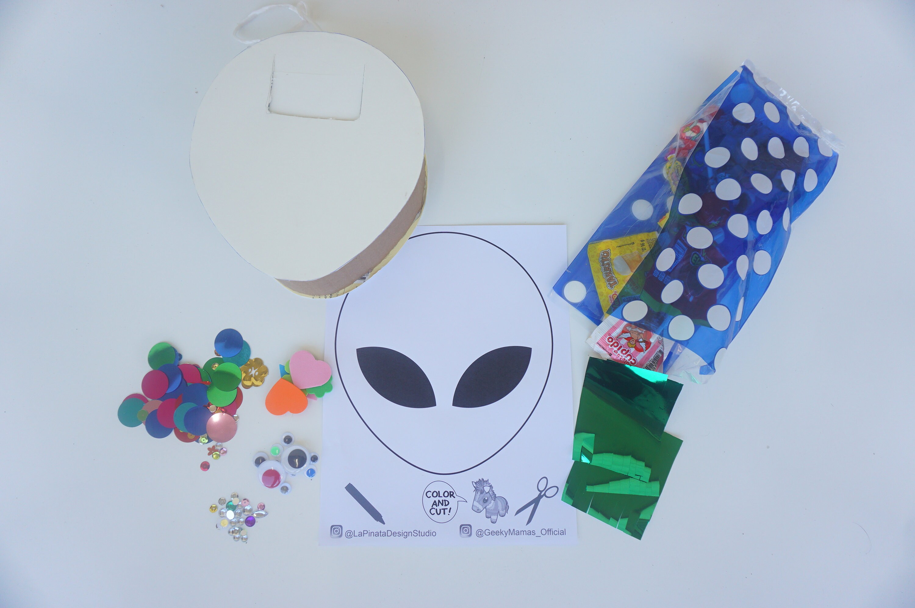 Alien Pinata Kit DIY Pinata Do It Yourself Projects Kids | Etsy
