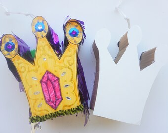 Crown Pinata Kit | DIY Pinata | Do It Yourself Projects | Kids Crafts | Crafts For Kids | Princess Party Fun | Party Craft | Party Favors