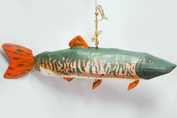 Designers Muskie Fish Pinata Under the Sea Specials Fisherman's Pride Dad  Party Fish Decor Guy Time -  Canada