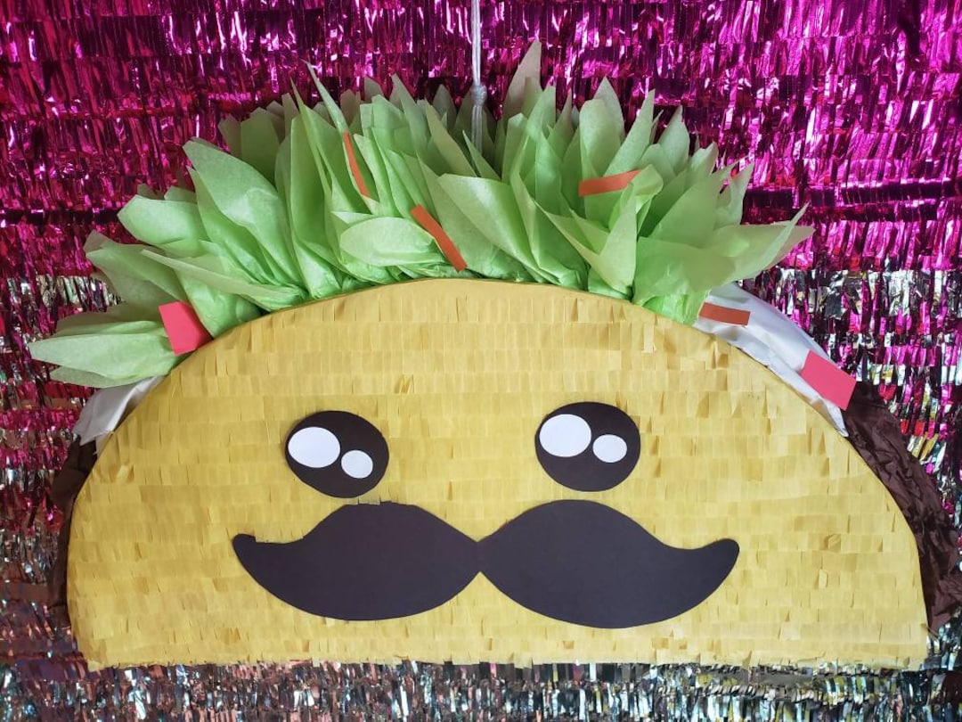 Pinata Taco Food Pinata Cute Photo Prop Fun Party Game Custom Pinata