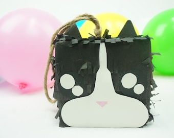 Mini Kitty Cat Pinata Treat Boxes | Set of 3, Party Favors