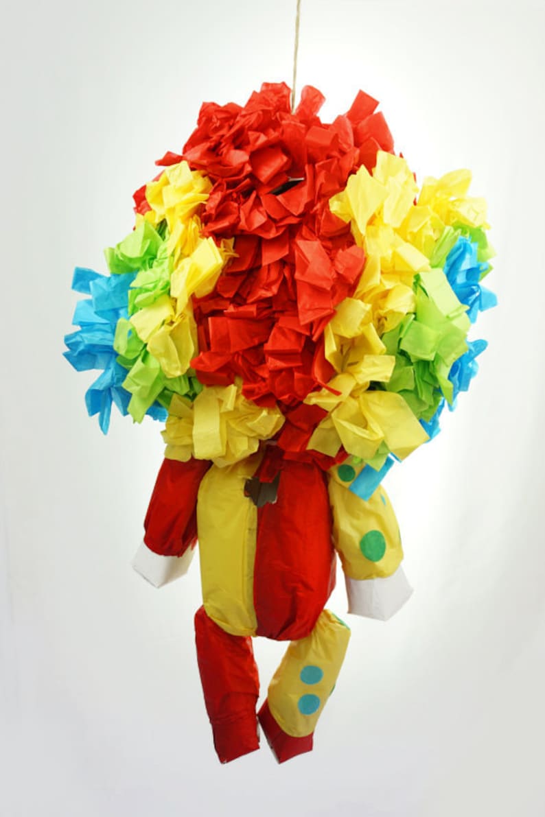 Hand-crafted Clown Pinata | 90's Inspired Circus Decor - Etsy