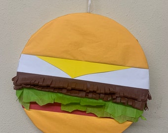 2D Round Cheeseburger