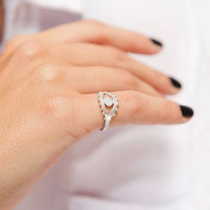 Evil Eye Ring, Silver Ring, Minimal Ring, Women Ring