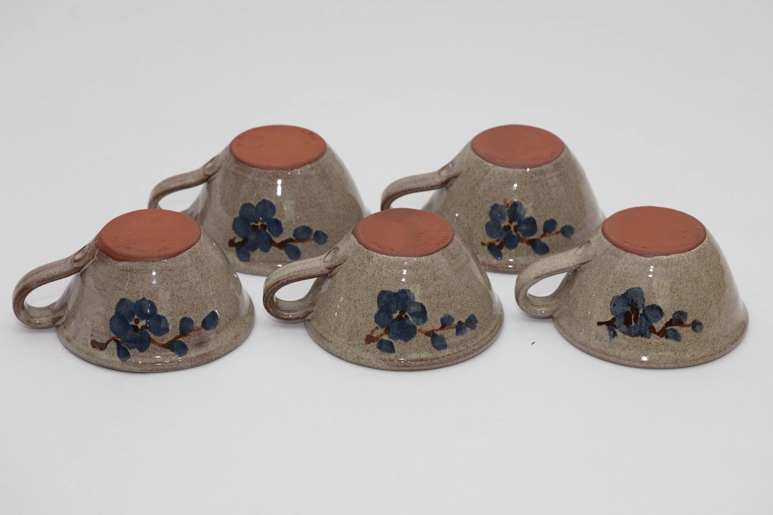 Almquist's Old Time Pottery Hand thrown bowls Blue Etsy