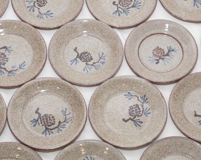 Almquist's Old Time Pottery Small Bread Plates Etsy