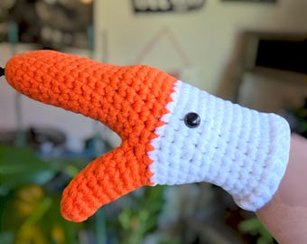 The ORIGINAL Crochet Goose Mittens, Handmade Mittens, Gag Gift for Adults, Goose Gloves, Bird Gifts for Adults