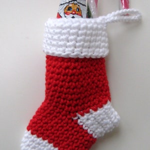 Crochet pattern christmas stocking Santa Socks PDF patt no25 uk and us terms immagine 4