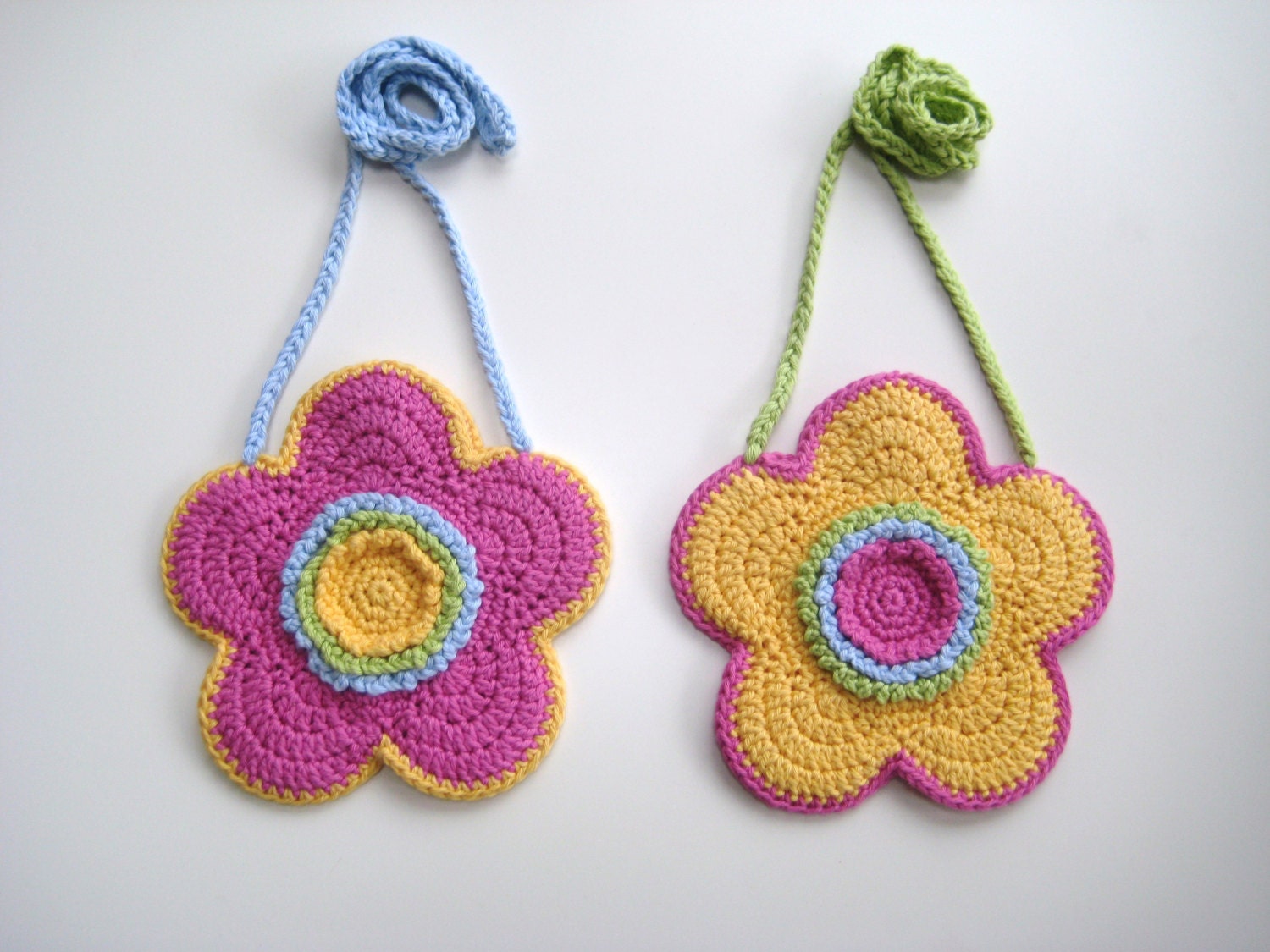 Spring Green Flower Purse Crochet Pattern Instructions | eBay