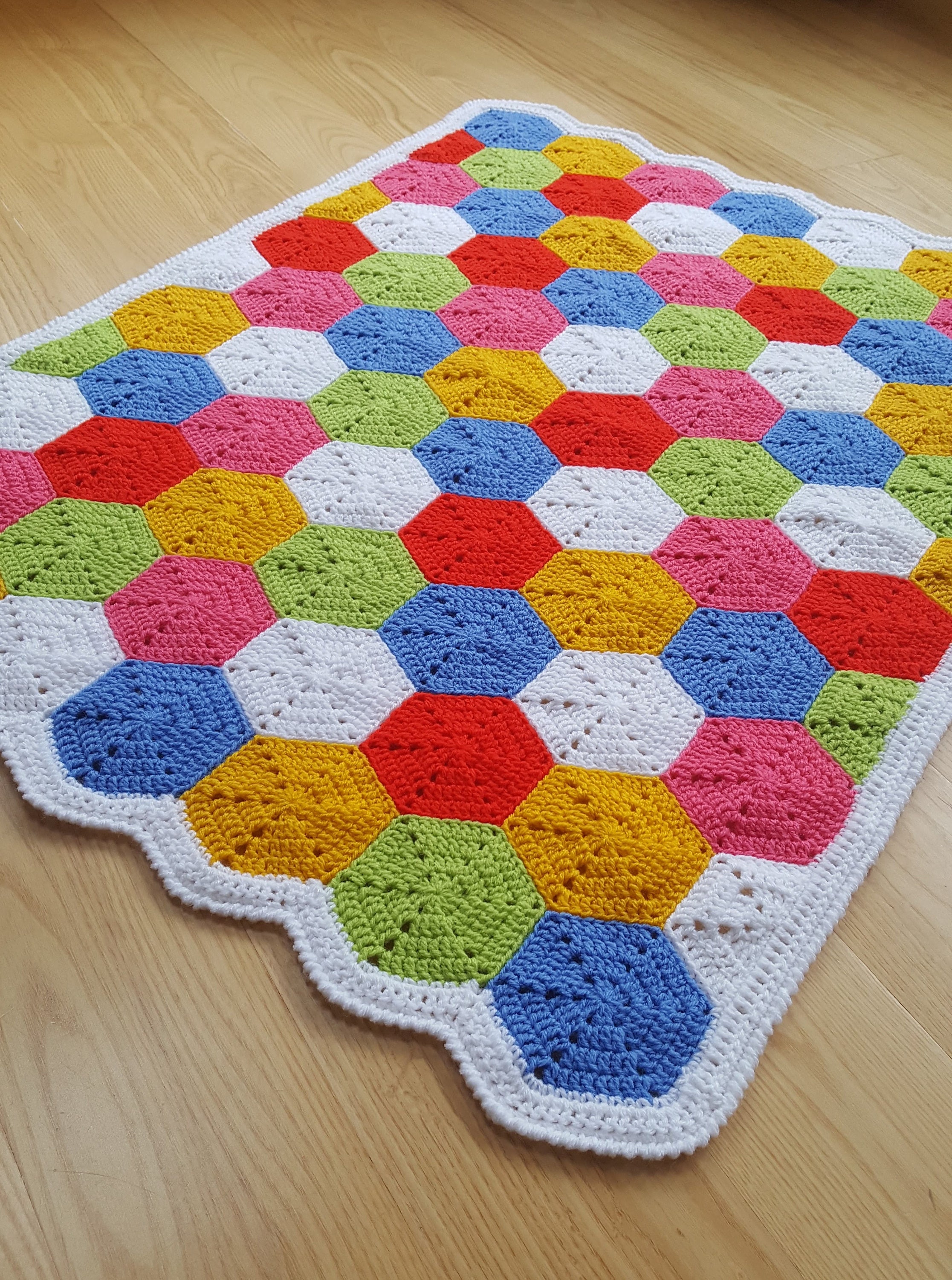 Learn To Crochet Granny Blanket Squares Book Teach Educate Cluster Cross  Hexagon 9781680220162