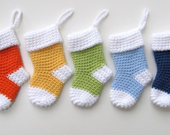 Crochet pattern christmas stocking Santa Socks PDF patt no25 uk and us terms