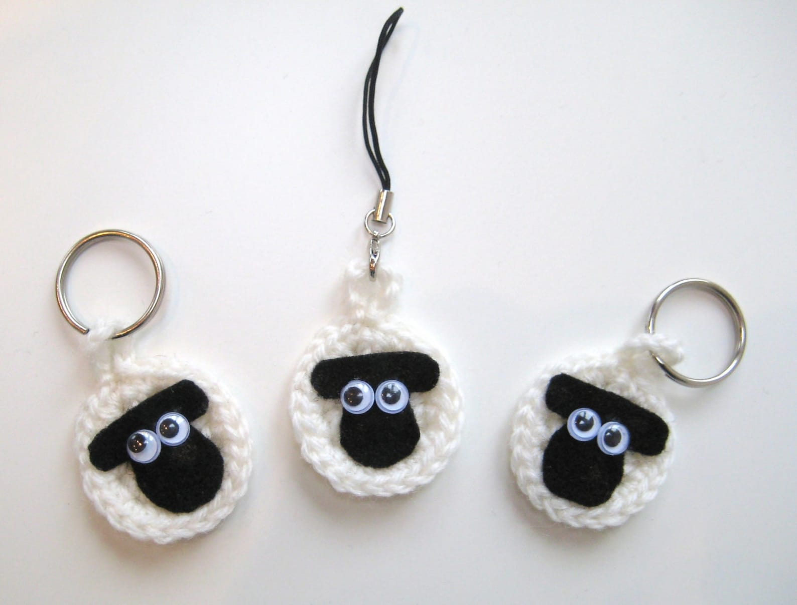 Crochet Pattern keyrings sheep ladybird owl INSTANT DOWNLOAD Etsy México