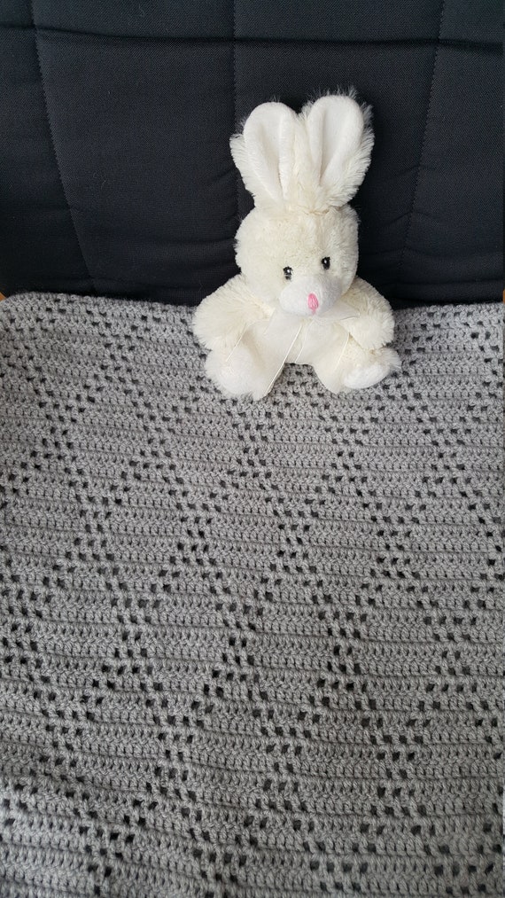 Crossed Double Crochet Baby Blanket Pattern PDF Crochet Baby Blanket  Pattern Easy Baby Blanket Crochet Pattern 