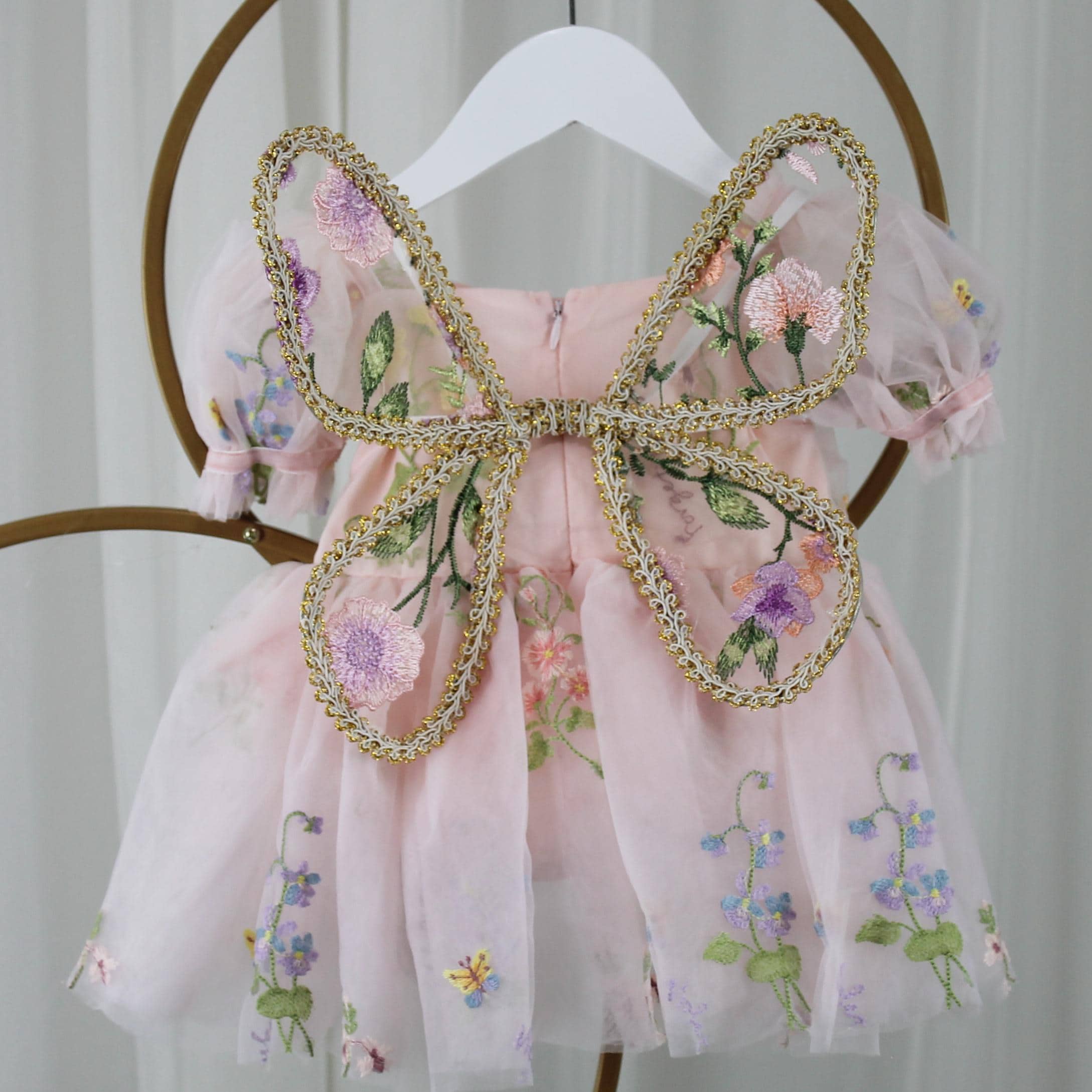 baby fairy dress with wings Fairy Butterfly Wings Dress Set main image 0