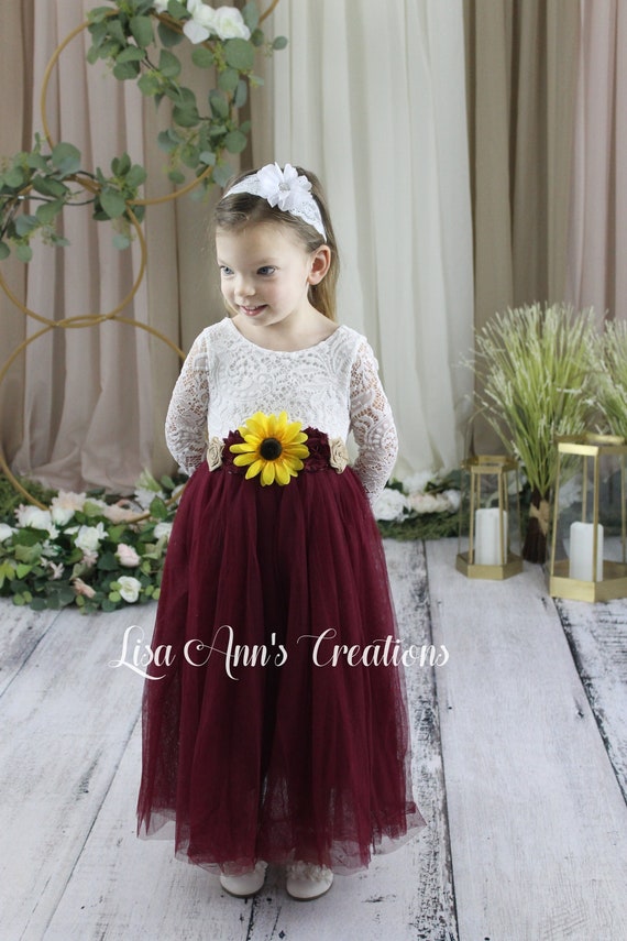 Burgandy Jr Bridesmaid Dress munimoro.gob.pe