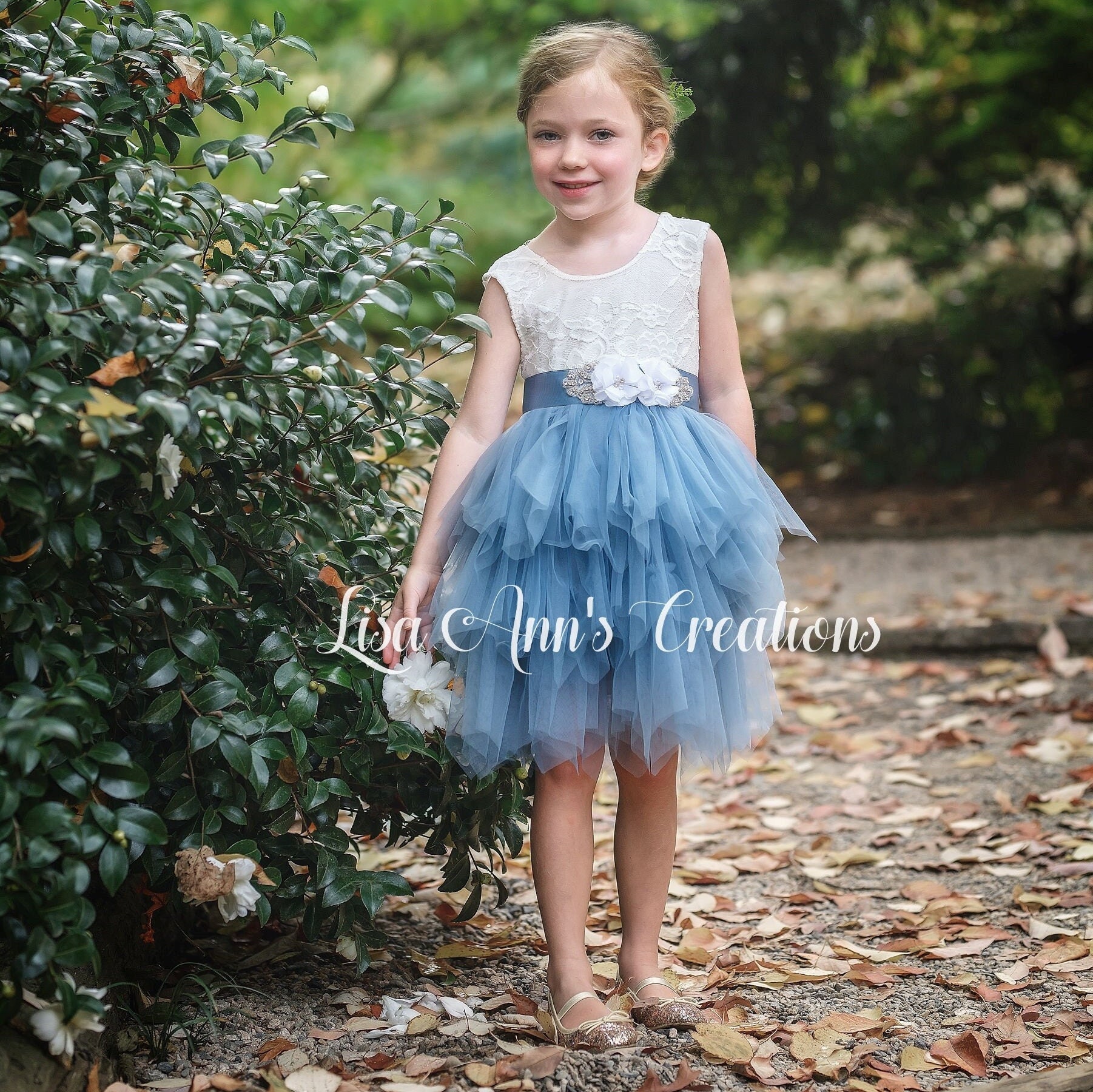 Blue Layered Dress - Etsy