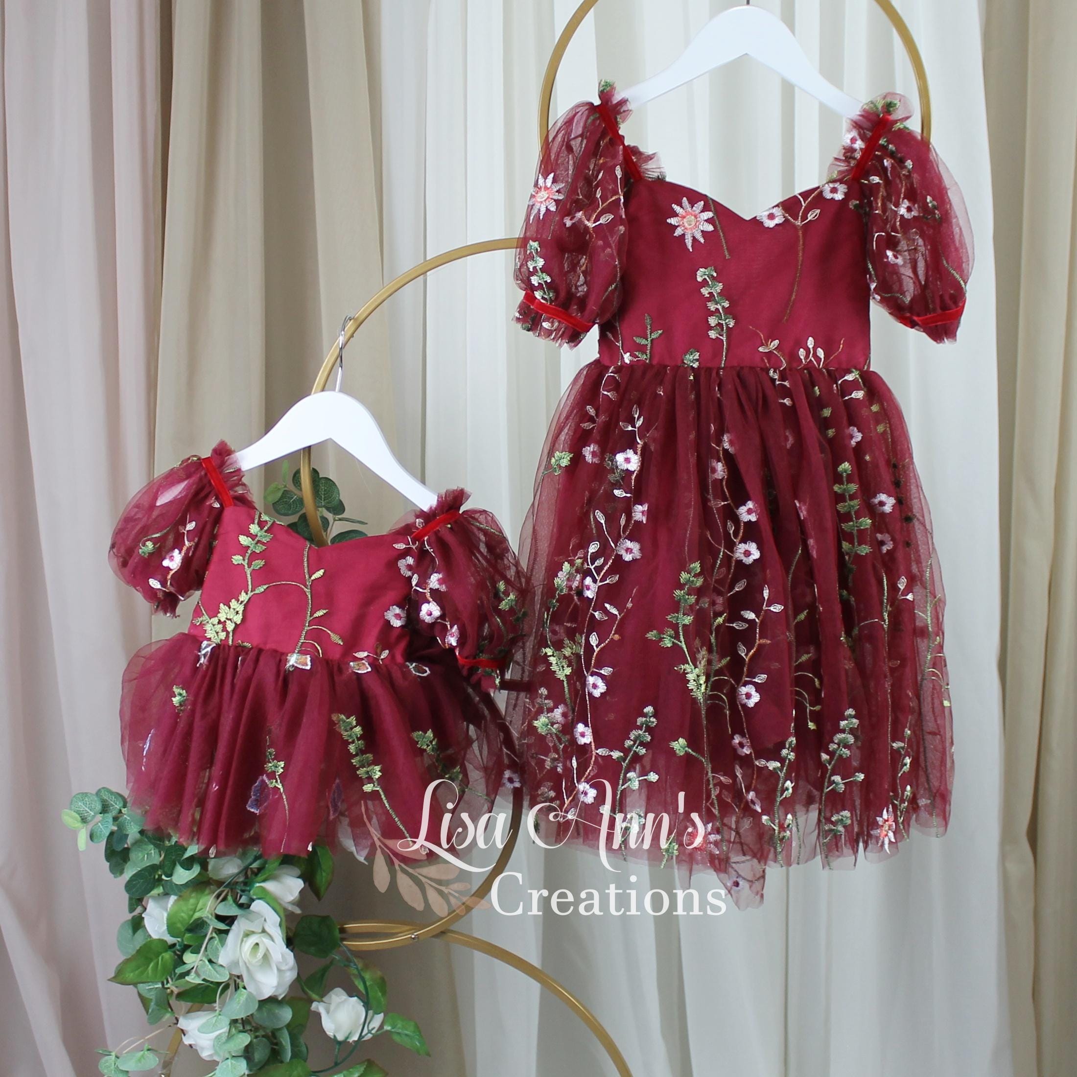 maroon fairy dress Maroon Fairy French Style Princess Evening Dress – Jasmine Wei Factory Shop main image 0