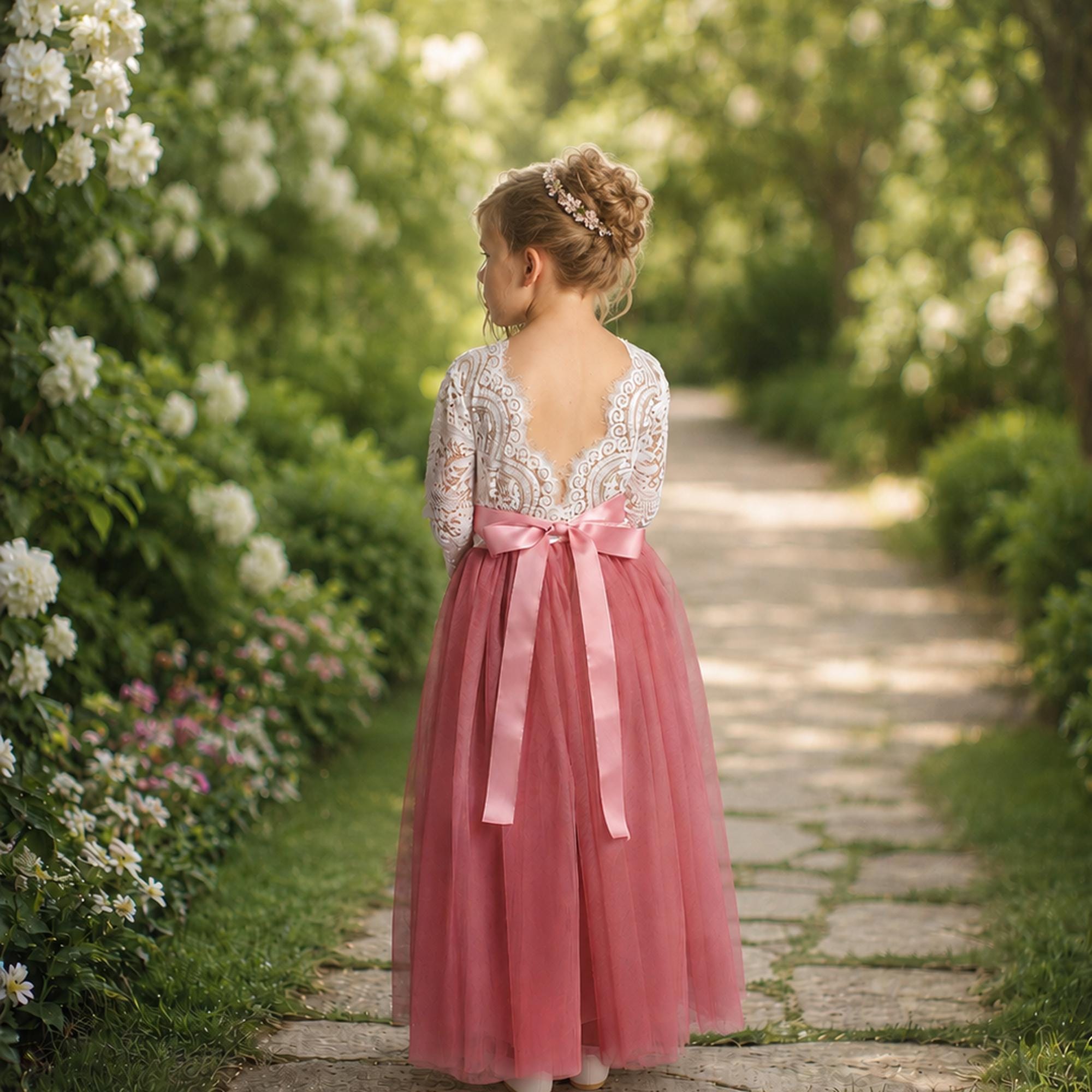 Dusty Pink Jr Bridesmaid Dresses