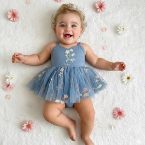 Blue Floral Dress 12 Month Baby - Etsy Blue Floral Dress 12 Month Baby - Etsy