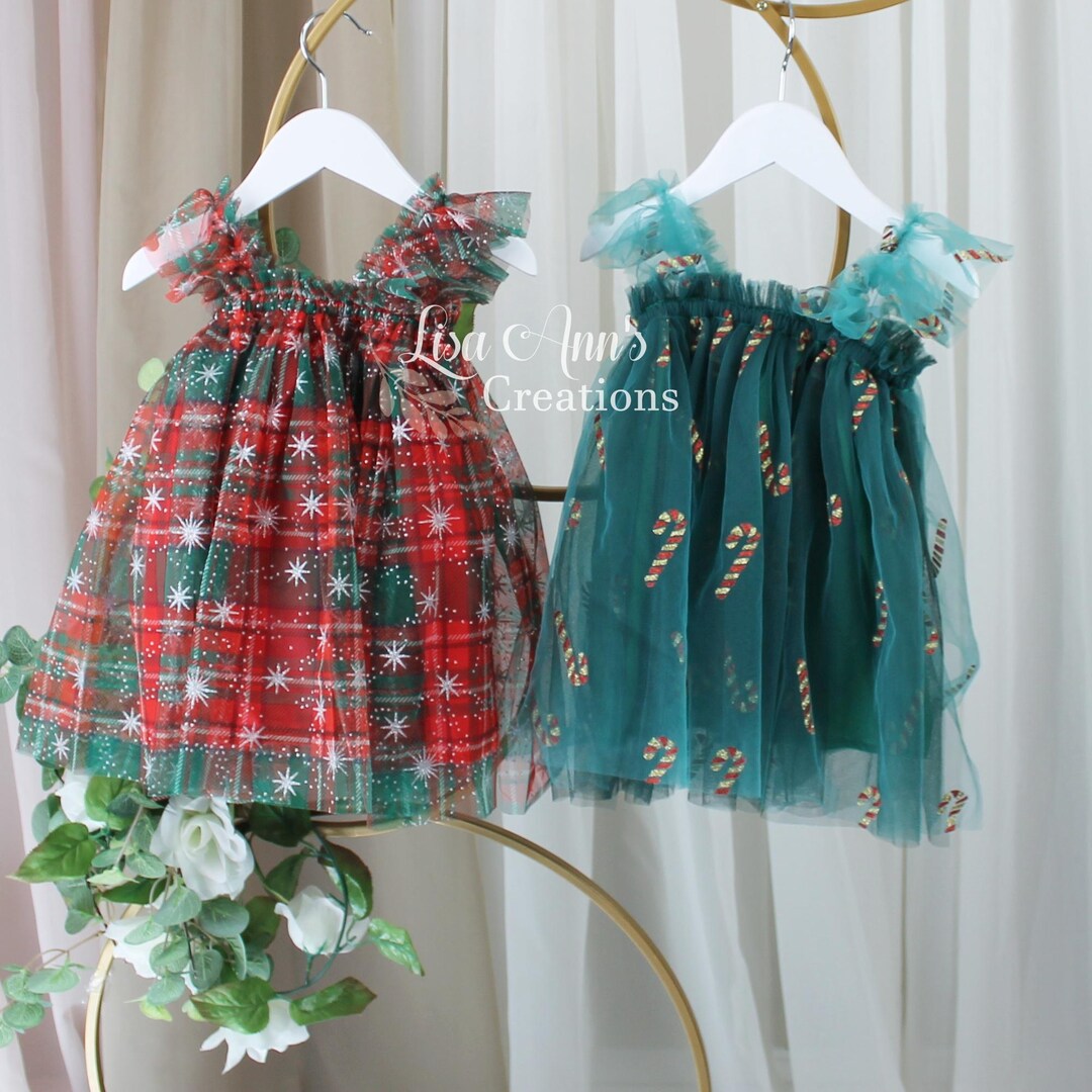 baby elizabeth dress holiday stripe main image 1
