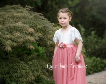 Dusty Rose Dress - Etsy