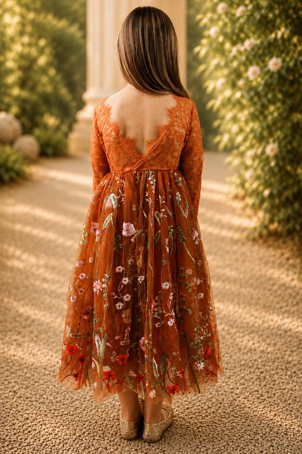 orange and brown combination dress category: Everyday Formula OLHAR | A-line wedding Size:L-US6 Elastic waist