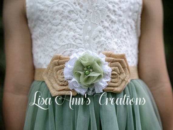 Flor Chica Junior de Honor Faja - Etsy España