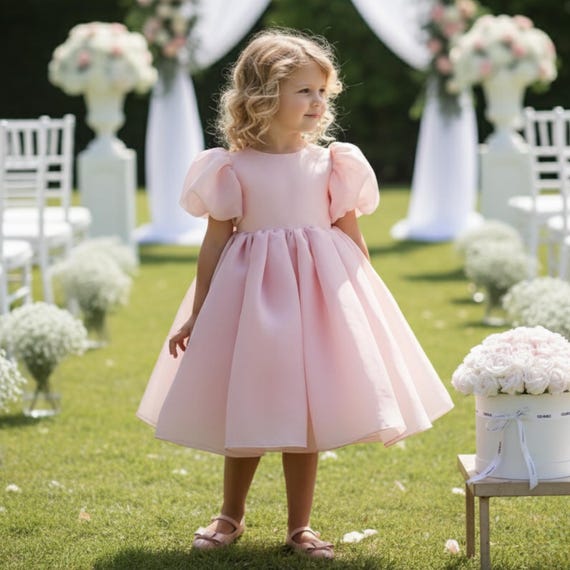 light pink toddler dress Shop Flower Girl Dress Blush Pink,Princess Dress,Blush Baby Girl Tutu Dress,1st Birthday Girl Outfit Tulle Dress Toddler Dress Pink Wedding Dress -