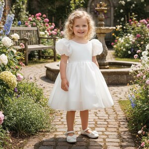 green emerald velvet dress Girls: The Rae Cream Ditsy Floral Dress – Shop the Mint