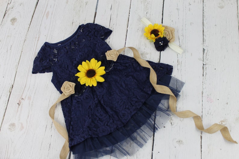 flower girl dresses sunflower