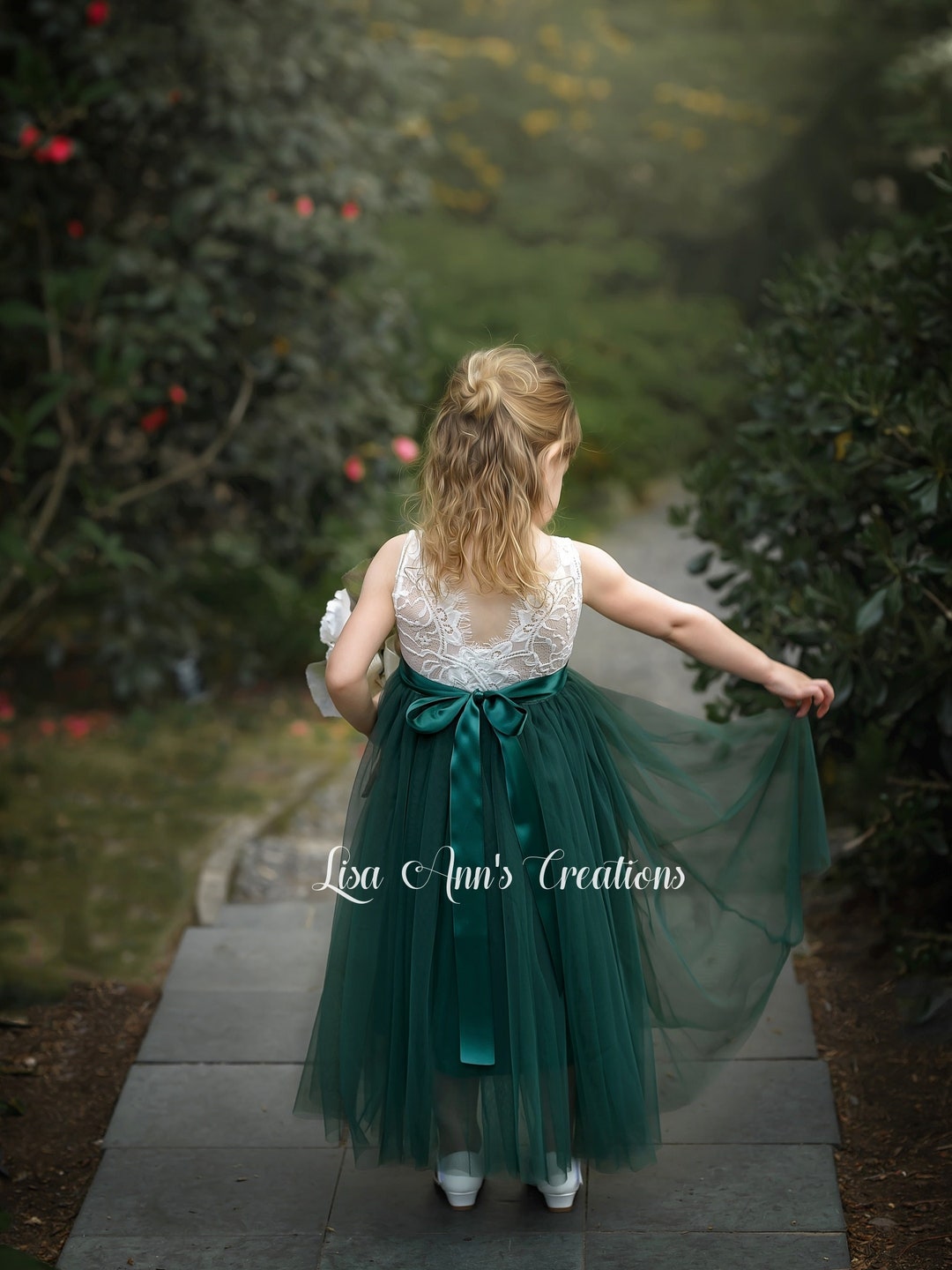 Flower Girl Dress Green Flower Girl Dresses Hunter Green Flower Girl