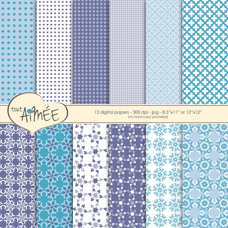 Black Blue White Scrapbook Paper Printable Black Blue White Scrapbook Paper Printable