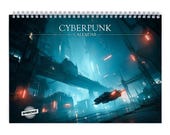 Cyberpunk 2026 Wall Calendar 