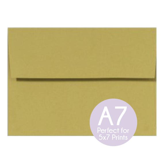 Forest Green dark Olive Green Wedding Envelopes 5x7 A7 More Popular Sizes  25 Envelopes printing & Addressing Available 