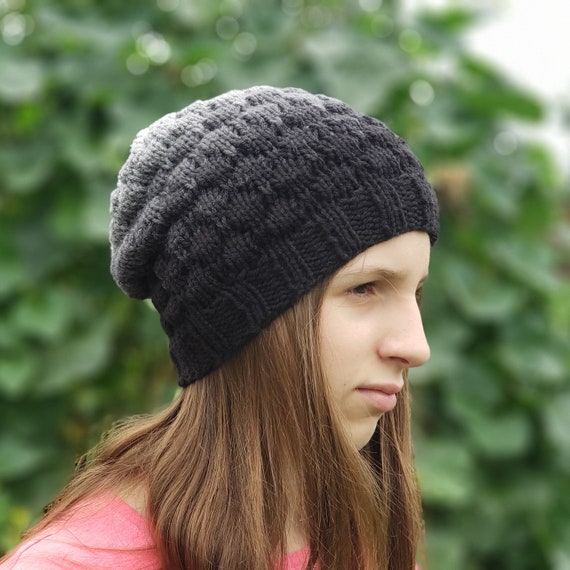 ombre beanie hat