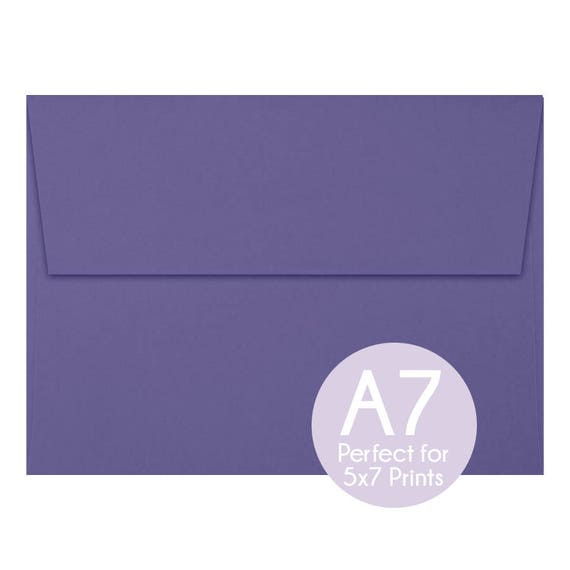 wisteria purple a7 5x7 envelopes 5x7 invitation envelopes etsy