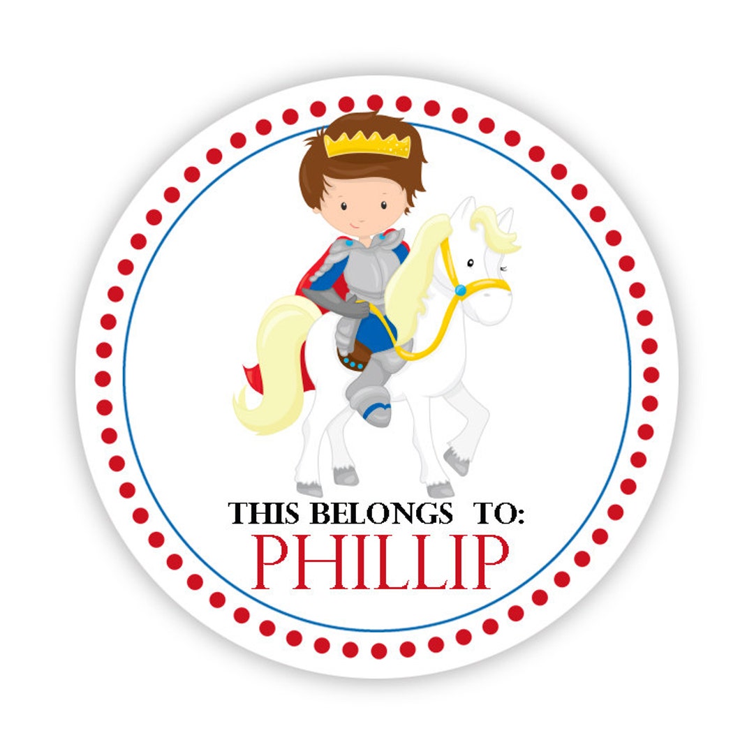 Name Label Stickers Royal Prince Knight Sticker Horse - Etsy Name Label Stickers Royal Prince Knight Sticker Horse - Etsy