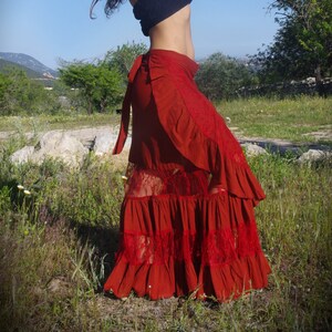 Gypsy skirt etsy on sale