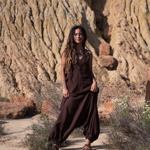 Bohemian Jumpsuit, Cotton Jumpsuit, Festival Jumpsuit, Tribal Jumpsuit, Woman Onesie, Harem Pants Jumpsuit, Summer Romper, Wide Leg Jumpsuit