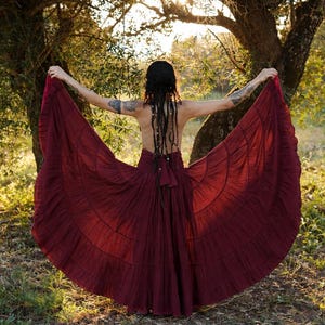 Flamenco Gypsy Rock, Nomadenrock, Feen Kleidung, Langer Rock, Maxi Rock, Nomadenrock, Bauchtanz Rock, Festival Rock, Boho Rock