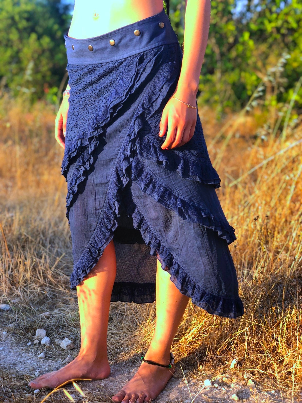 wrap festival skirt