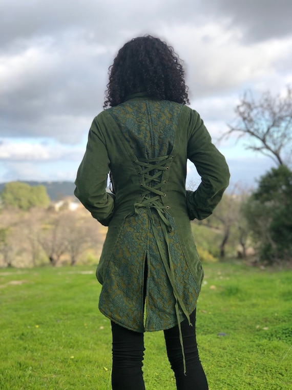 Elven Jacket High Low Jacket Warm Pixie Coat Fairy Jacket