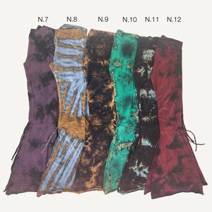 Tie Dye-knappbyxor: Boho utsvängda yogabyxor bild 9