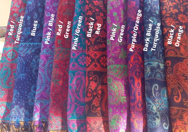Winter Wickelschal, Decke Schal, Elven Boho Warmer Schal, Boho Schal, Gypsy Schal, Warmer Schal, Hippie Decke, Kashmiri Schal Bild 7