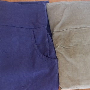 Pantalons en velours côtelé, pantalons taille haute, sarouels, pantalons de yoga, pantalons Aladdin, pantalons afghans, pantalons amples, pantalons bohèmes image 10