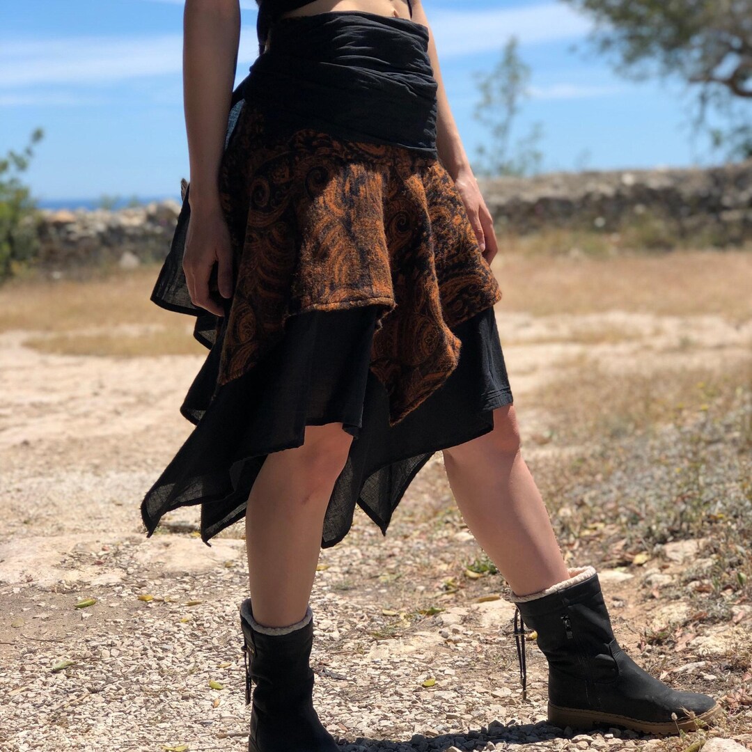 【 BOHEMSEO 】UNBALANCED SHIRT SKIRT XjYmXGitAlIsoLF98n3p6ZmZOWAYAb